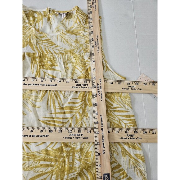 Nanette Lepore Gold Ray Smocked Tank Top Sz S - Picture 8 of 12